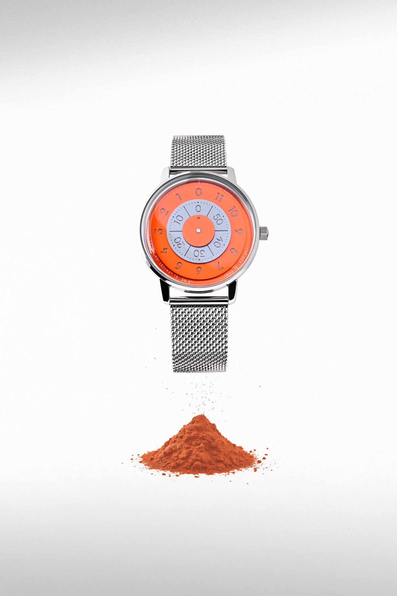 ANICORN Series K452 Space Automatic Watches - Helion — Phthalo Orange