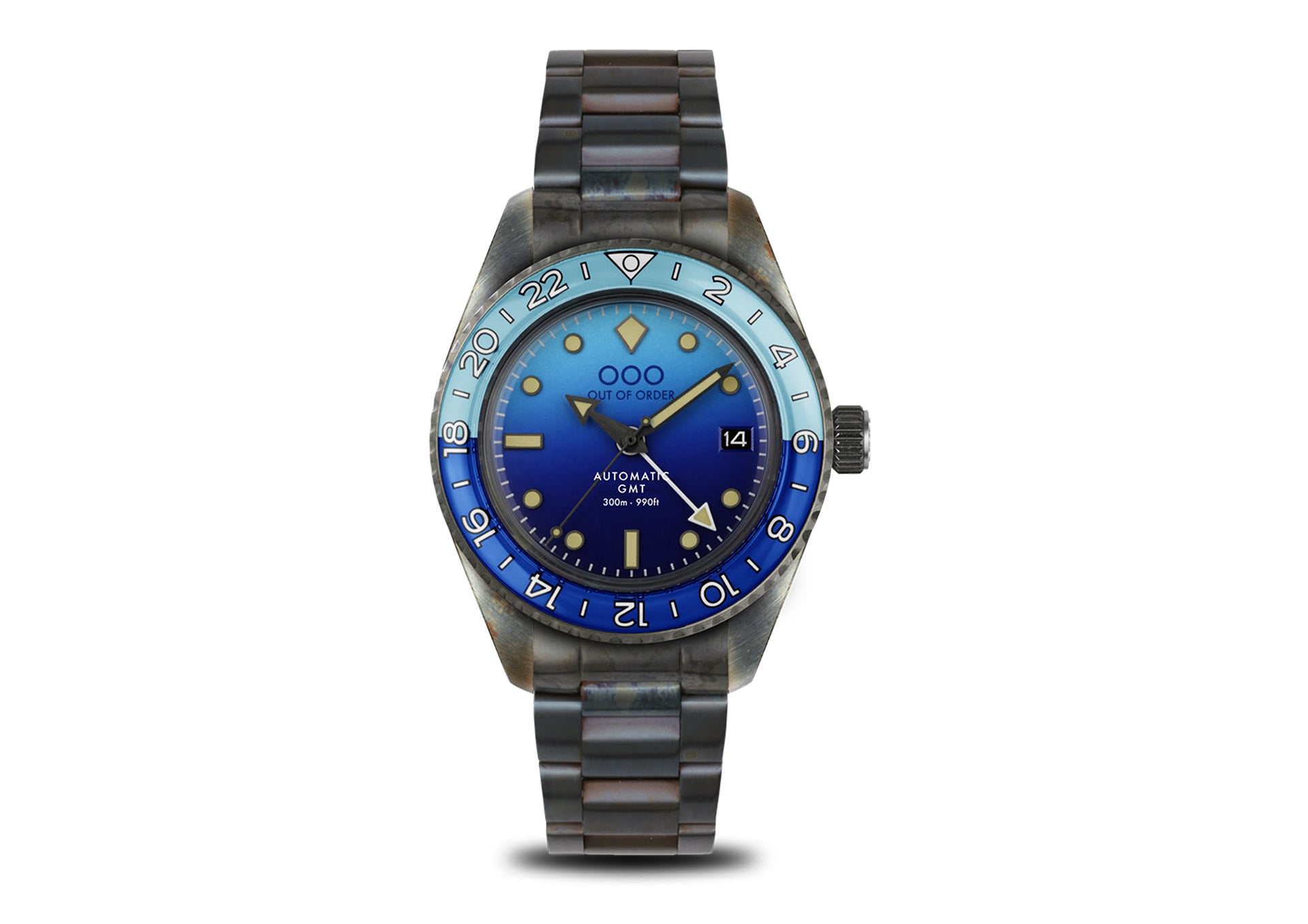 BOMBA BLU AUTOMATIC GMT - ULTRA DISTRESSED