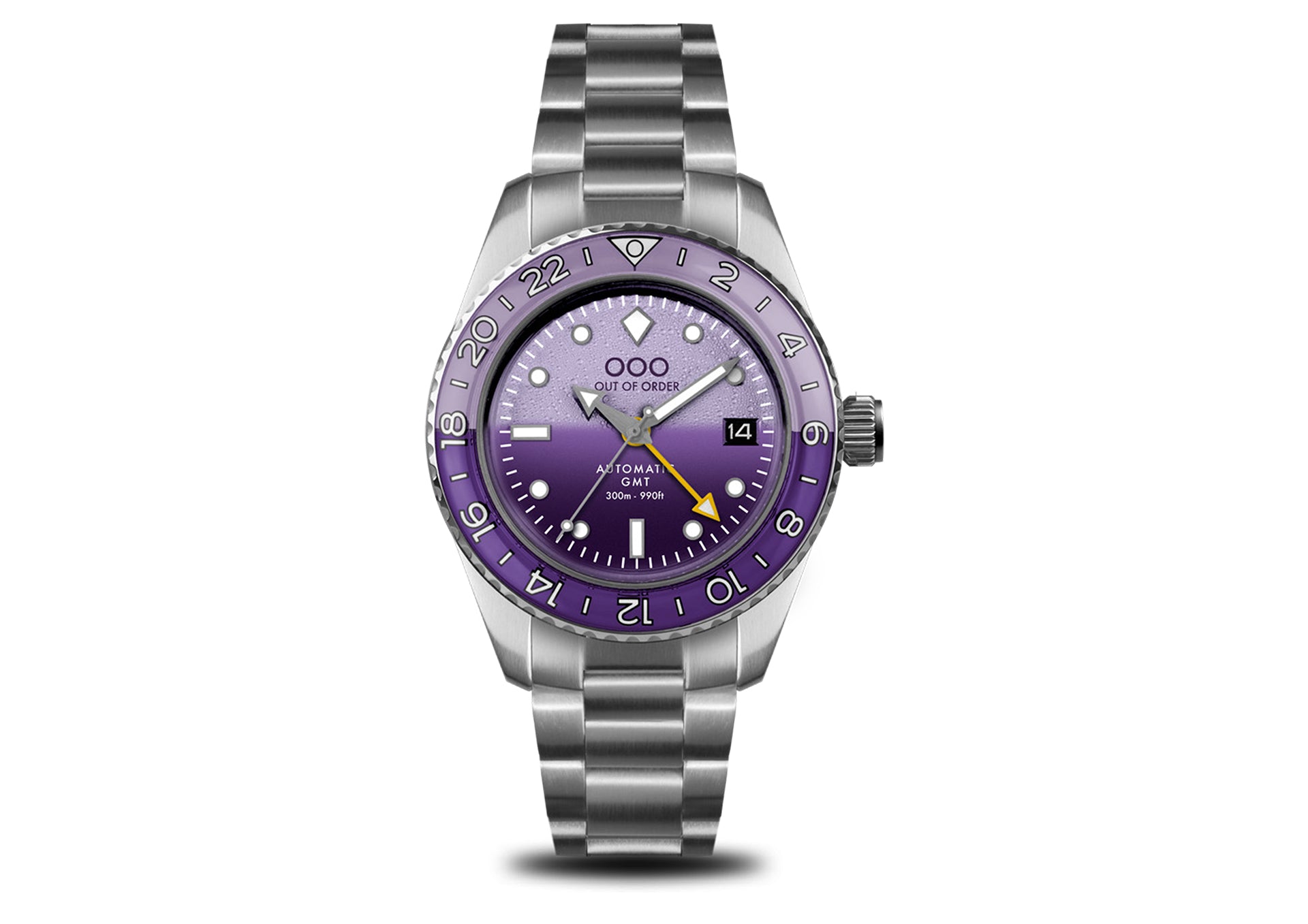 DARK VIOLET AUTOMATIC GMT - ULTRA BRUSHED