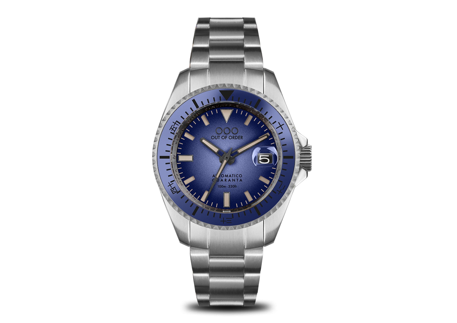 INDIGO AUTOMATICO QUARANTA - ULTRA BRUSHED