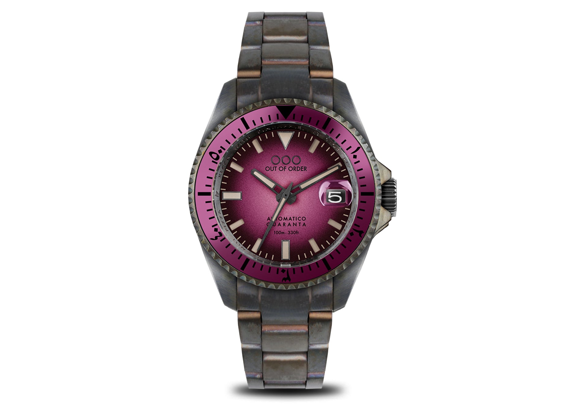 MAGENTA AUTOMATICO QUARANTA - ULTRA DISTRESSED