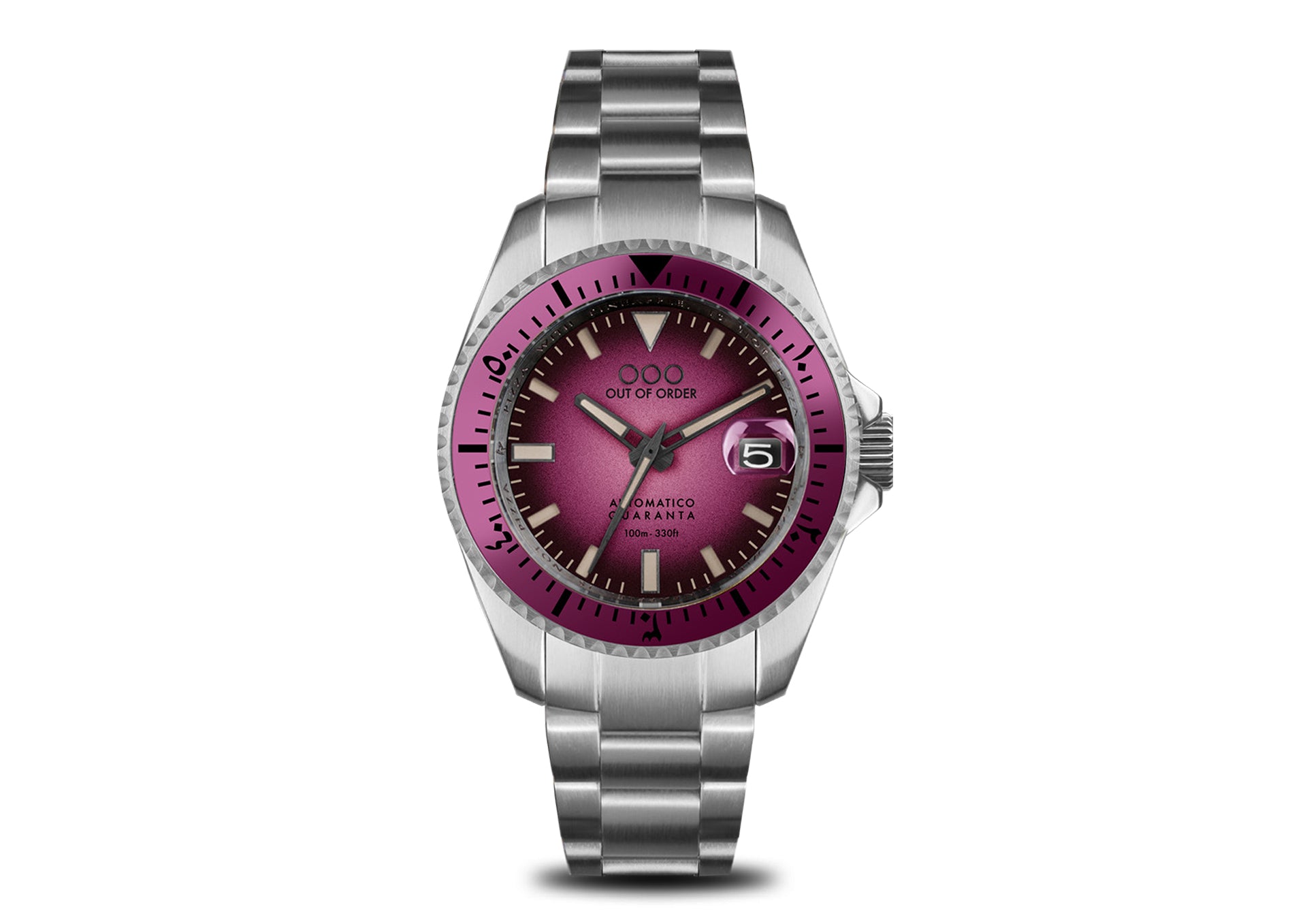 MAGENTA AUTOMATICO QUARANTA - ULTRA BRUSHED