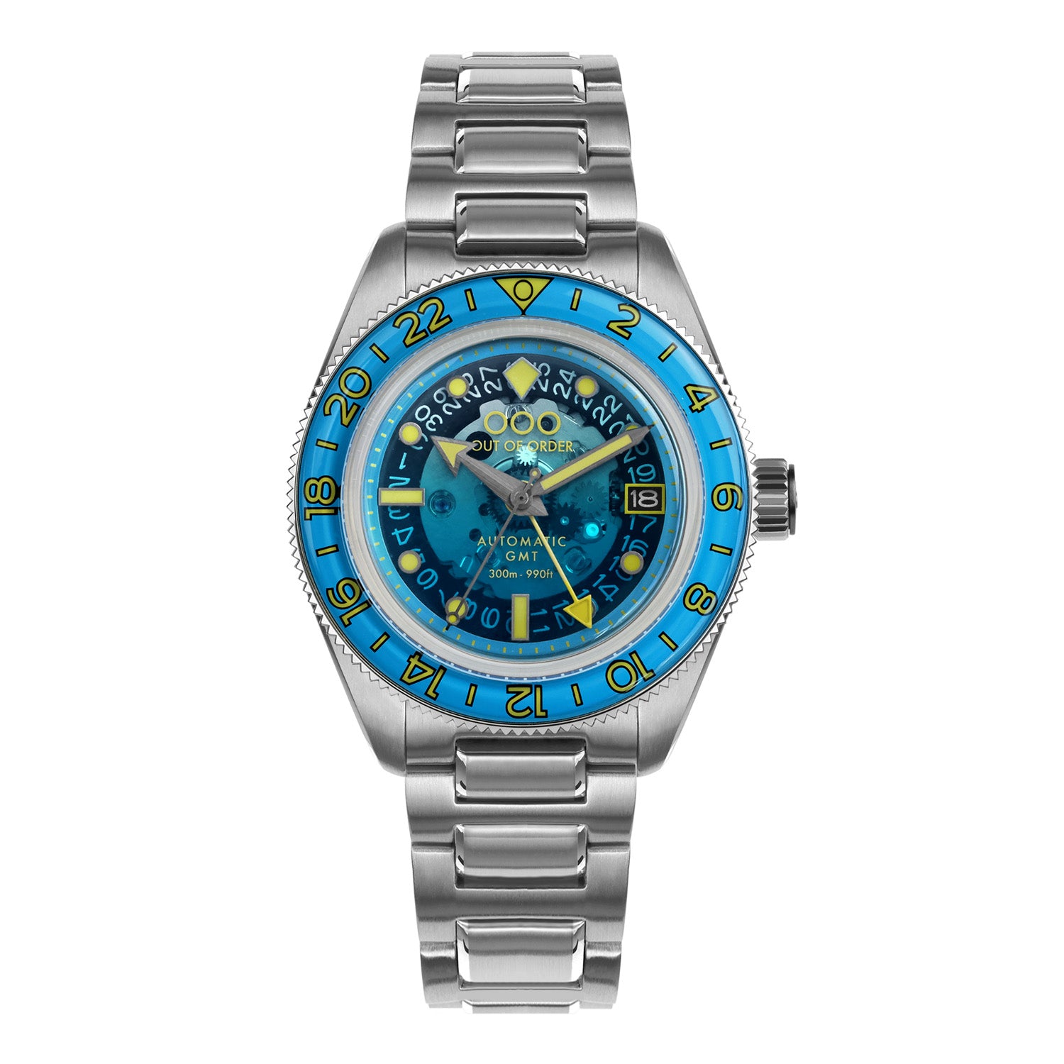 ANGELO AZZURRO AUTOMATIC GMT - LIMITED EDITION