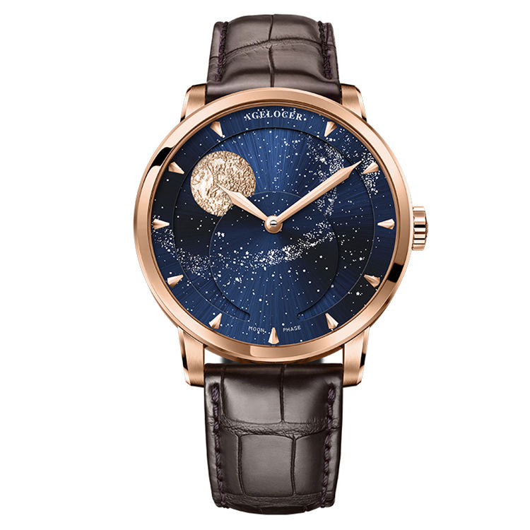 Agelocer Astronomer Original Men's Automatic Mechanical Moonphase Watch