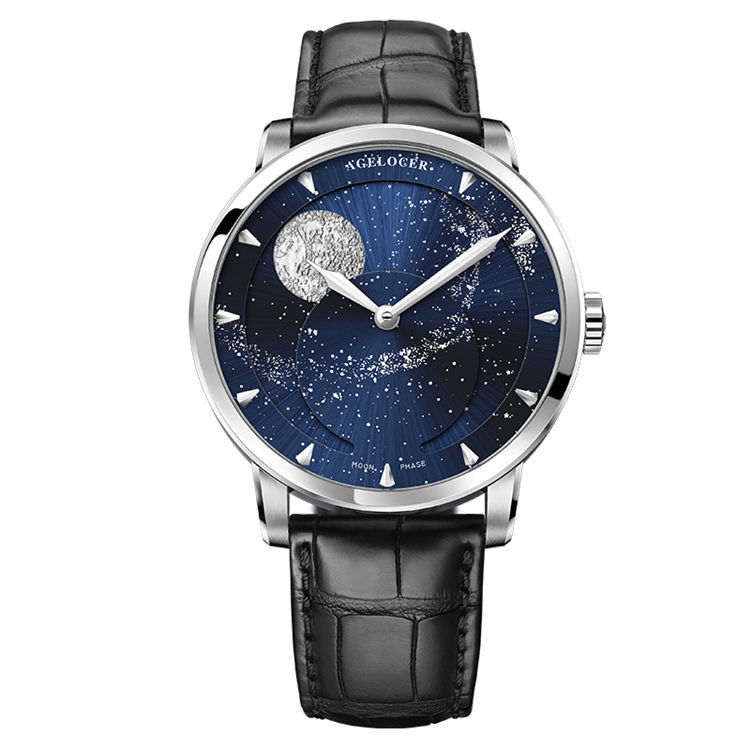 Agelocer Astronomer Original Men's Automatic Mechanical Moonphase Watch