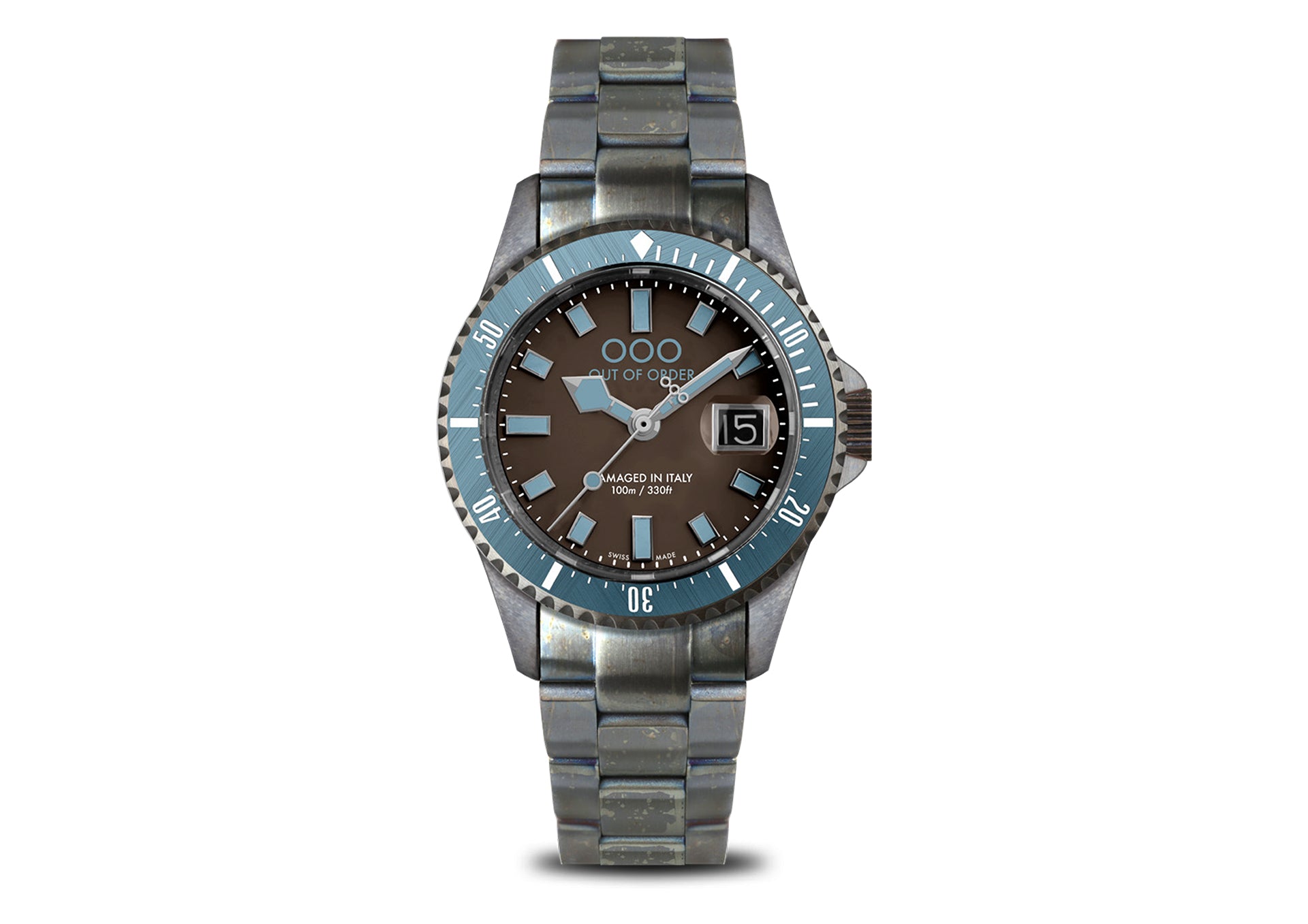 TURQUOISE AND BROWN CASANOVA - ULTRA DISTRESSED