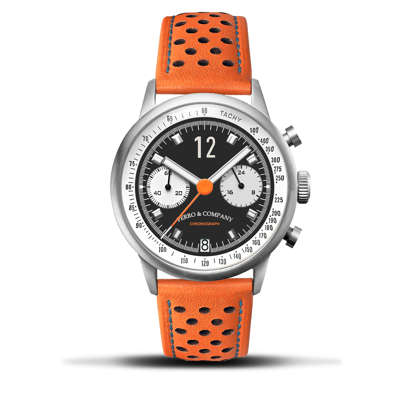 RACE MASTER CHRONOGRAPH BLACK / ORANGE STR