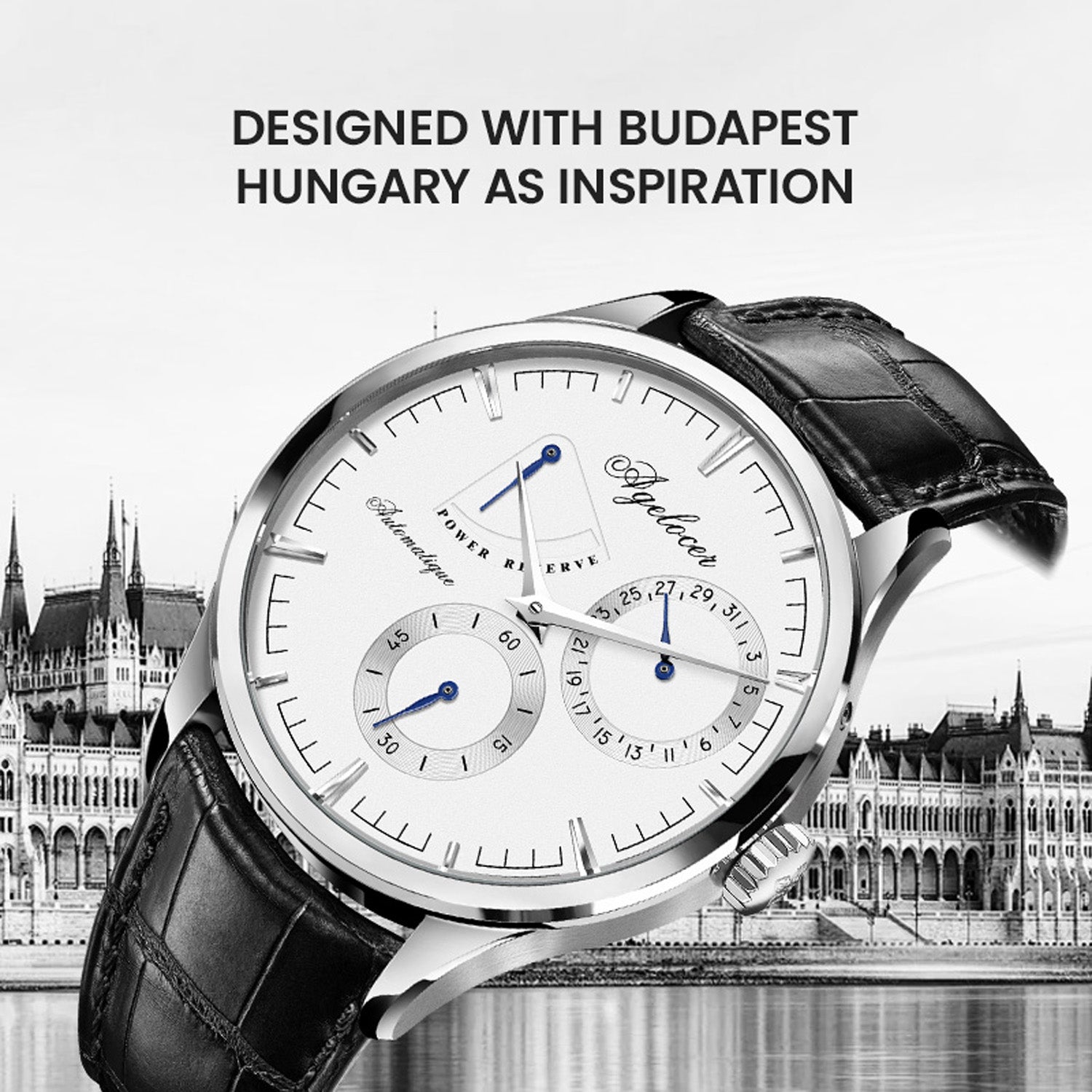 AGELOCER Budapest Male Series Automatic Mechanical Watches