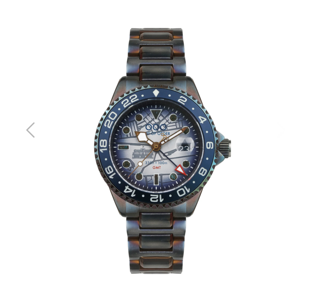 OOO SWISS GMT LONDON BUCKINGHAM PALACE - ULTRA DISTRESSED