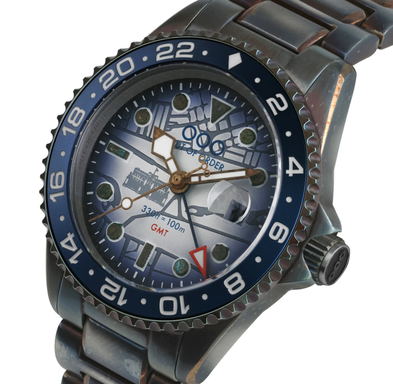 OOO SWISS GMT LONDON BUCKINGHAM PALACE - ULTRA DISTRESSED