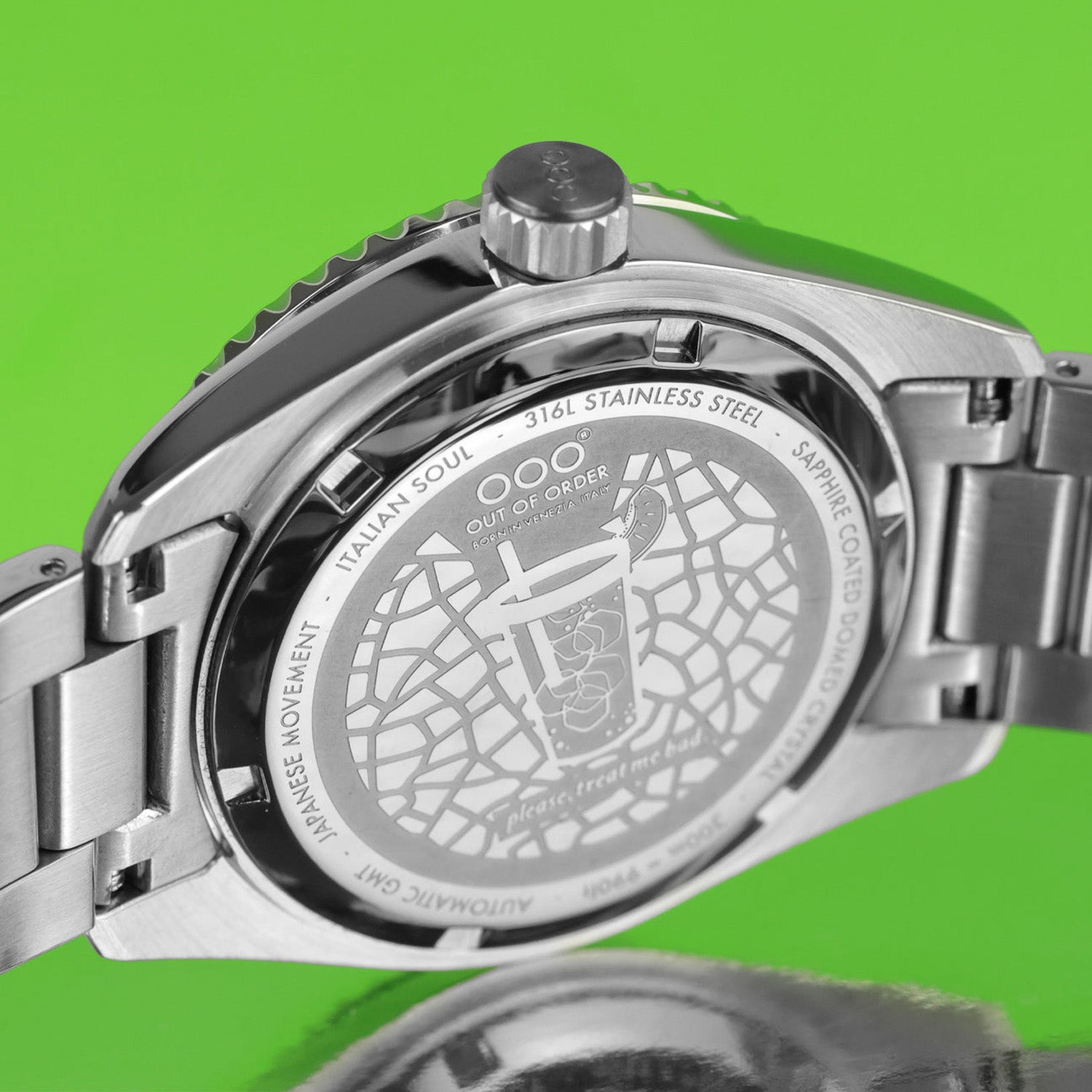 MIDORI AUTOMATIC GMT - ULTRA BRUSHED