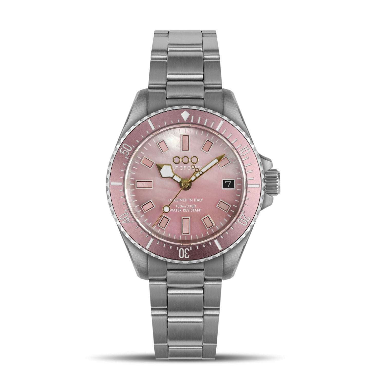 PINK CASANOVA 38MM - MOTHER OF PEARL