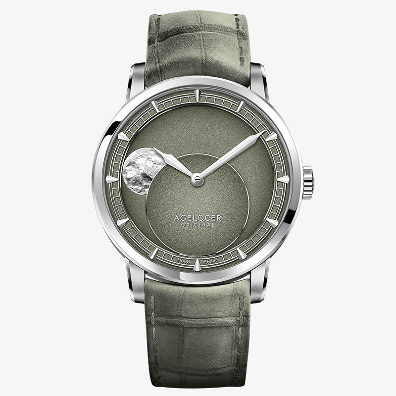AGELOCER Major Breakthrough 29.51-Days MoonPhase Original Astronomer Men's Mechanical Watch (us warehouse)