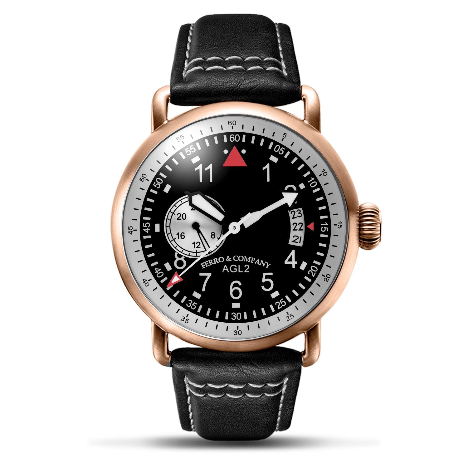 Ferro AGL 2 AUTOMATIC 24H BLACK / ROSE GOLD