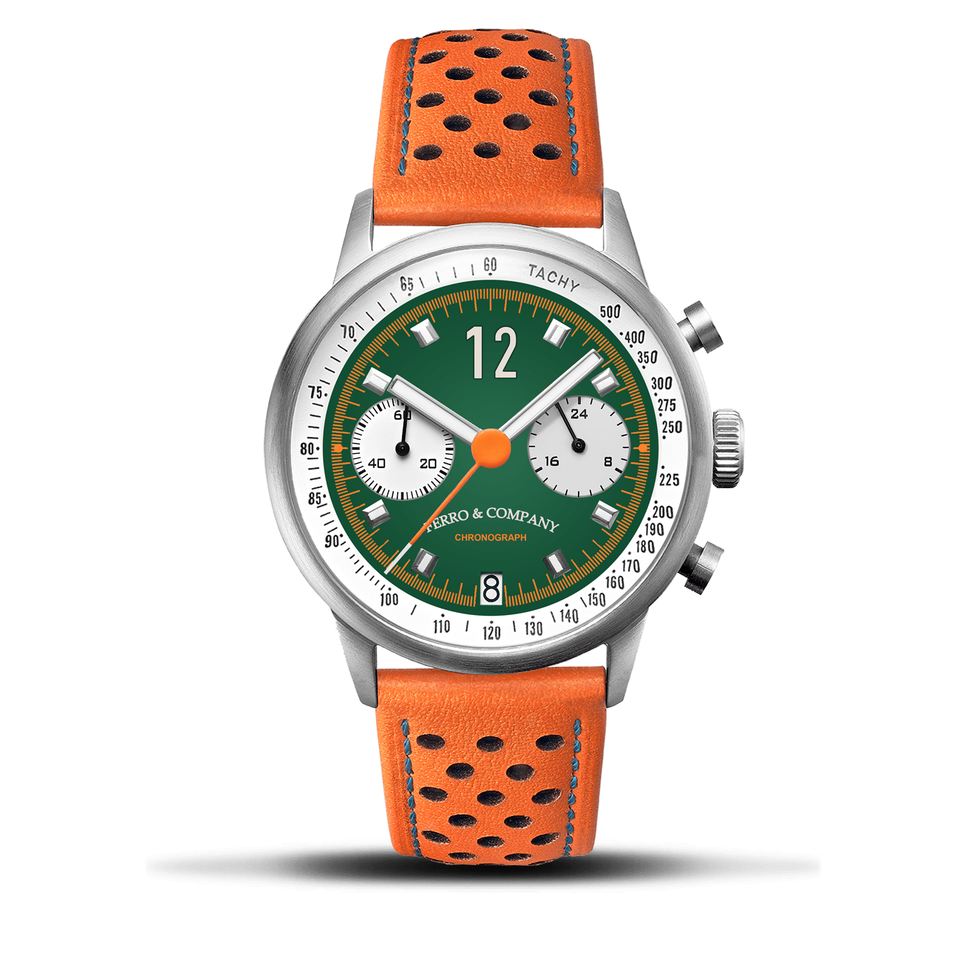 RACE MASTER CHRONOGRAPH GREEN / ORANGE STR